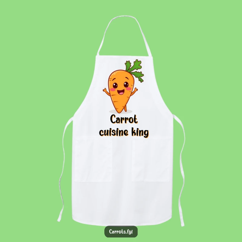 Funny Carrot Apron: Chef-Worthy Veggie for Healthy Meals, Perfect Cooking Gift