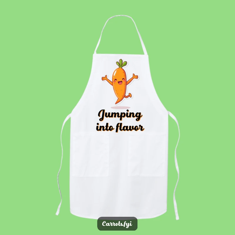 Funny Carrot Chef Apron: Hilarious Kitchen Wear for a Playful Cook