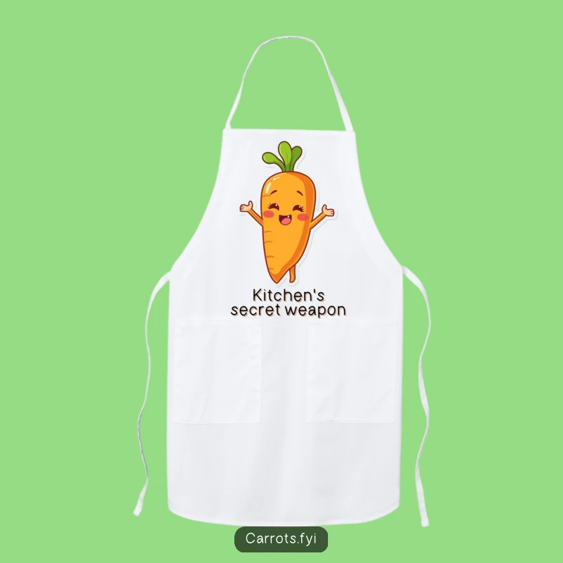 Funny Peeling Carrot Apron: Cook with Joy and Self-Love with This Hilarious Apron