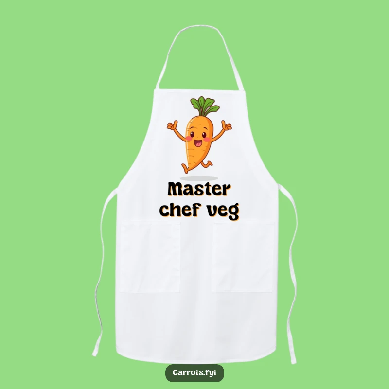 Funny Victorious Carrot Apron: Cook and Laugh with Hilarious Veggie Kitchen Style