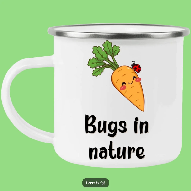 Funny Balancing Carrot Camping Mug: Sweet Sips on Your Adventures!