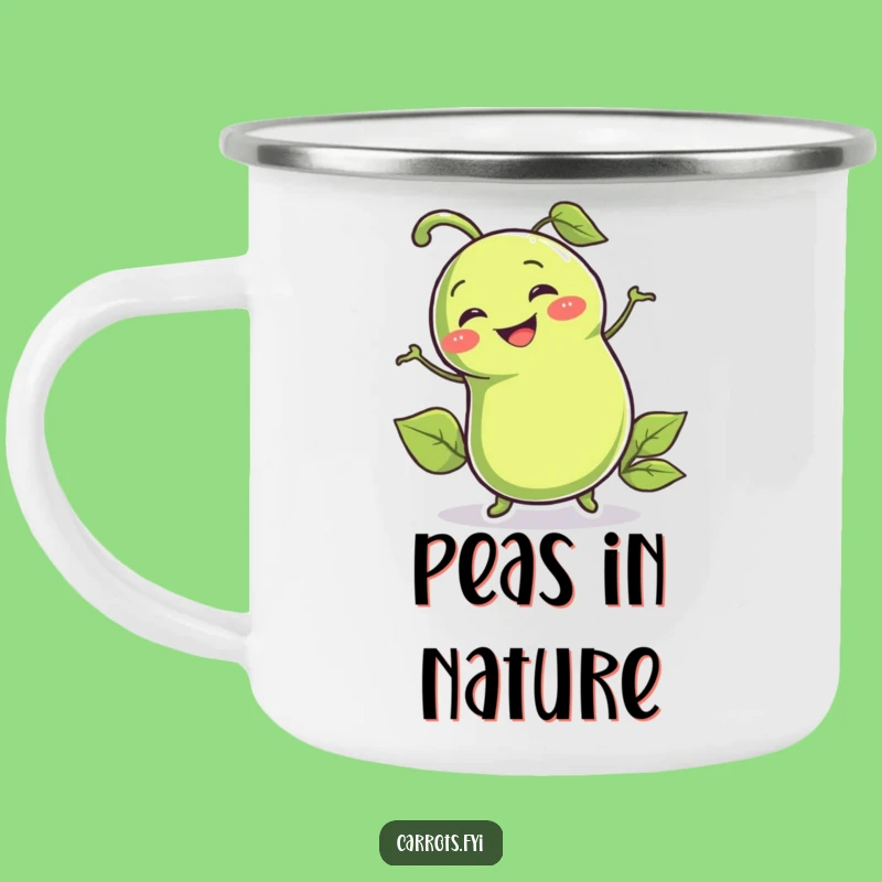 Funny Pea Pod Camping Mug: Wiggling Outdoor Cup, Hilarious Adventure Gift