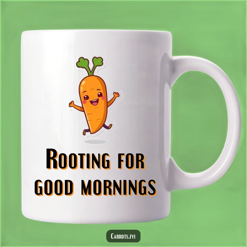 Funny Dancing Carrot Mug: A Hilarious Veggie Groove Gift for Gardeners