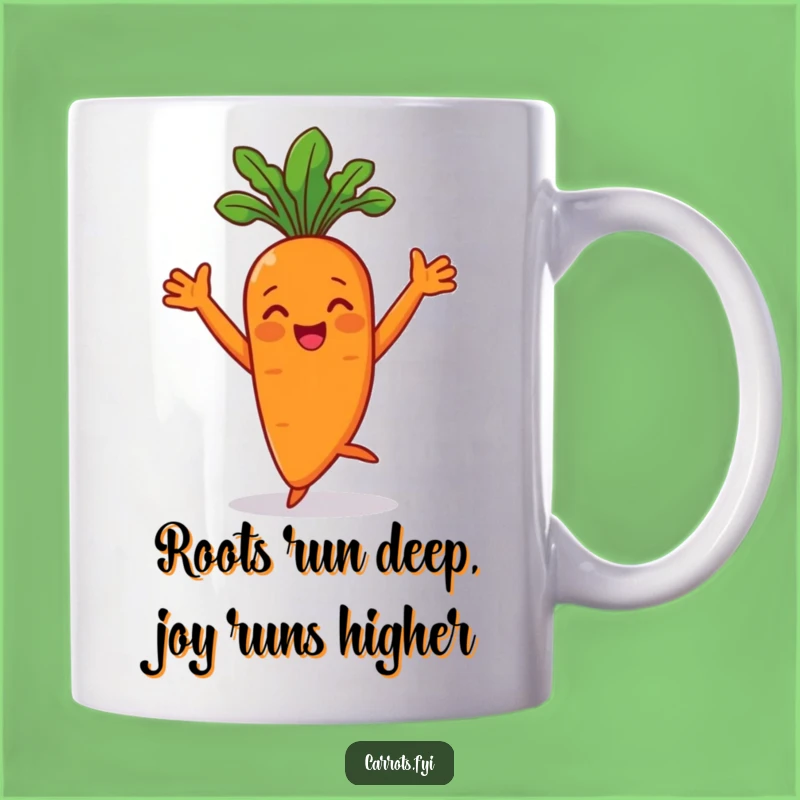 Funny Dancing Carrot Mug, Hilarious Veggie Groove Gift, Perfect Funny Coffee Mug