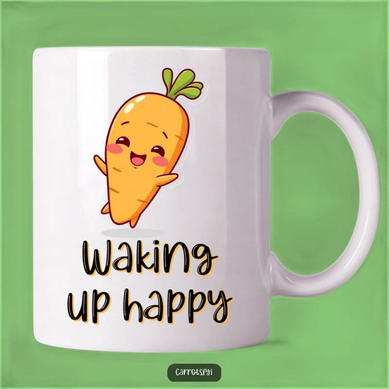 Funny Baby Carrot Mug: Adorable Wiggling Veggie Gift for Cute Mornings