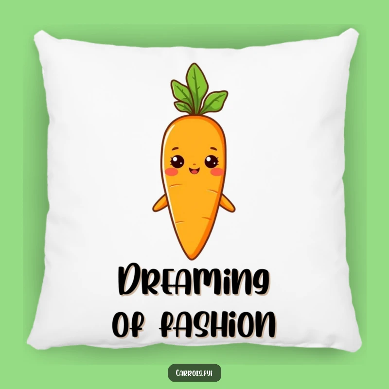 Funny Sprout Hat Carrot Pillow, Cozy Veggie Pride Cushion, Comfy Funny Gift Decor
