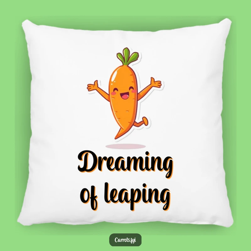 Funny Playful Carrot Pillow: Soft & Hilarious Cushion for Cozy, Cheerful Comfort