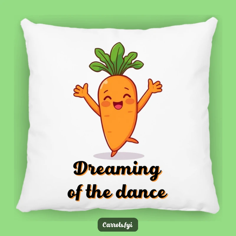 Funny Dancing Carrot Pillow, Comfy Veggie Groove Cushion, Cute Funny Gift