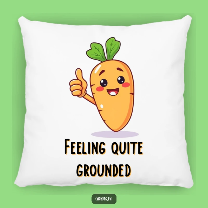 Funny Carrot Thumbs Up Pillow: Cuddle Up with This Hilarious and Comfy Veggie Friend!