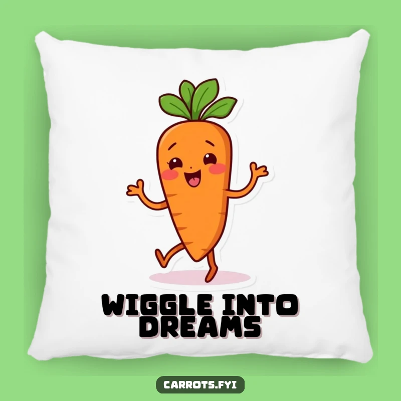 Funny Wiggling Carrot Dance Pillow: Cozy Fun with a Dancing Veggie, Wonderful Funny Gift