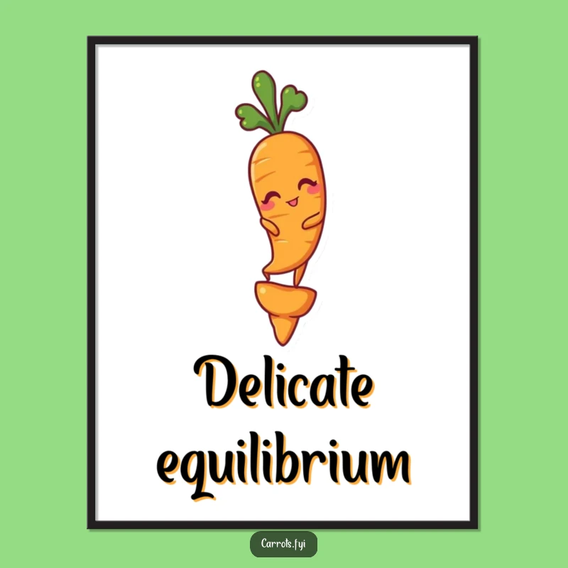 Funny Winking Carrot Digital Art: Instant Veggie Humor Download, Hilarious Wall Decor