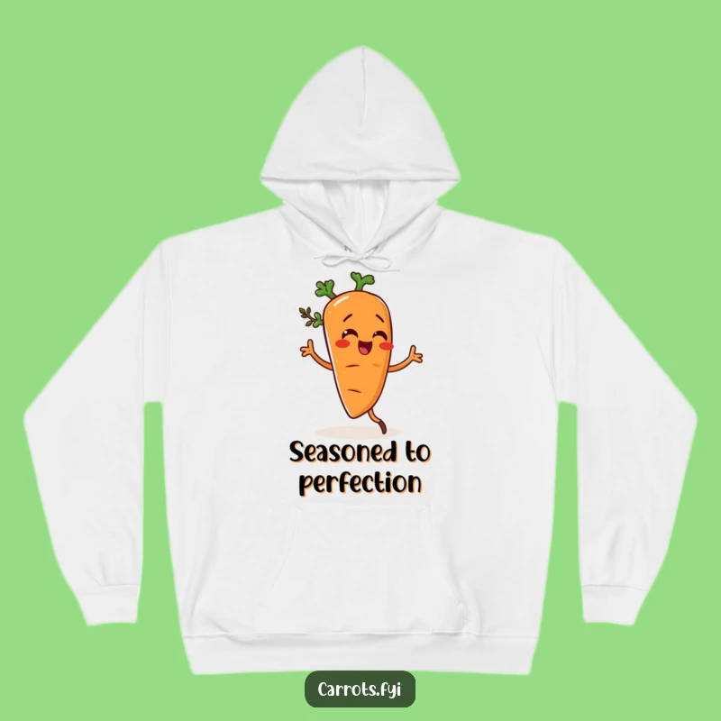 Funny Dancing Carrot Hoodie, Cozy Veggie Spice Dancer Apparel, Comfy Funny Gift