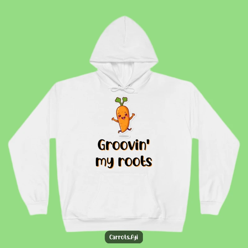 Funny Wiggling Carrot Hoodie: Cozy Up with This Hilarious Dancing Veggie Sweatshirt