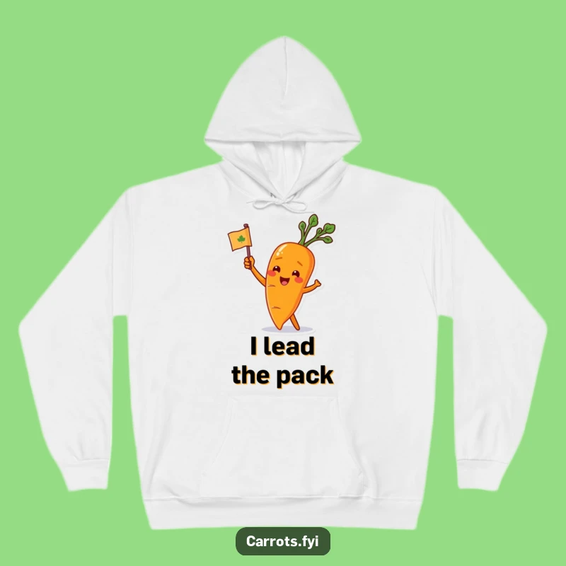 Funny Carrot Flag Hoodie: Stay Cozy with Spirited Comfort