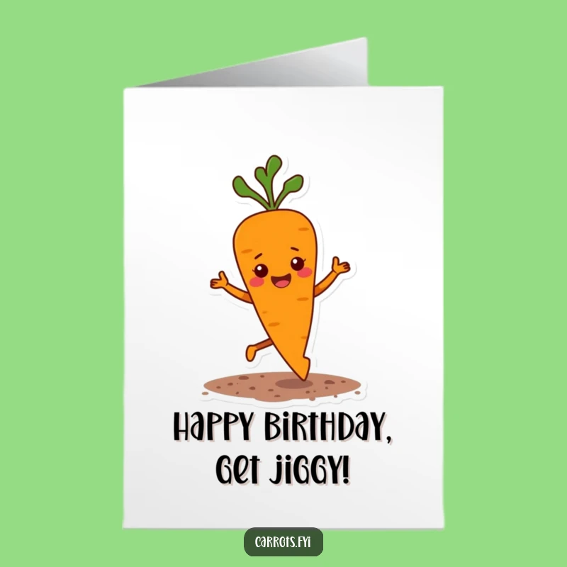 Free Printable Birthday Card: Bouncy Carrot Jig for a Joyful, Earthy Celebration