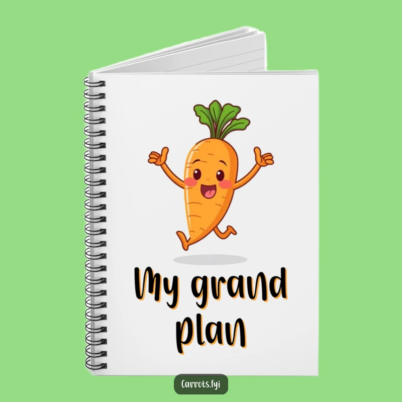 Funny Victorious Carrot Notebook: Jot Down Ideas with Hilarious Veggie Inspiration