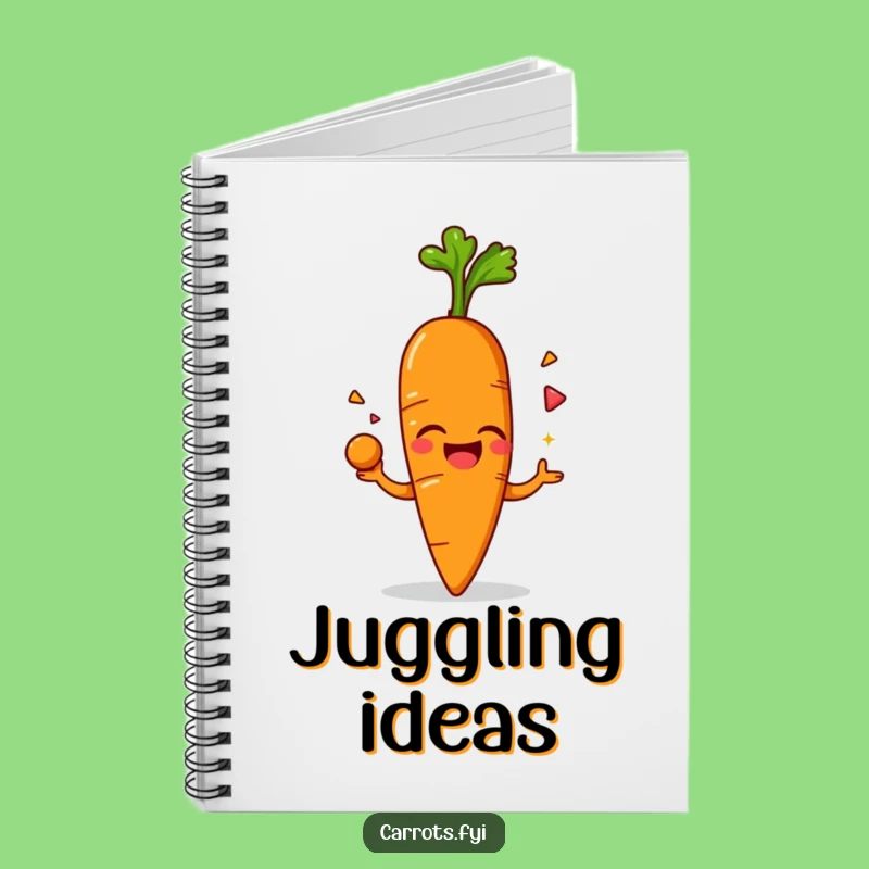 Funny Giggling Carrot Notebook: Hilarious Journal for Playful Ideas