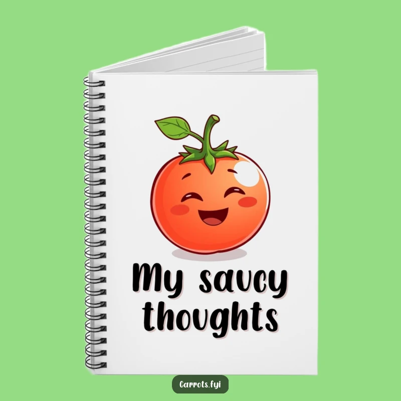 Funny Tomato Notebook: Cheerful Fruit Journal, Perfect Funny Gift