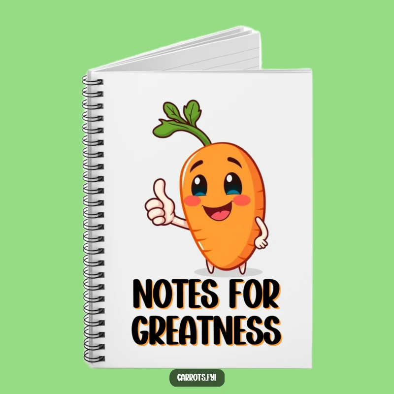 Funny Jolly Carrot Thumbs-Up Notebook: Write with Joy, Perfect Funny Gift for Ideas