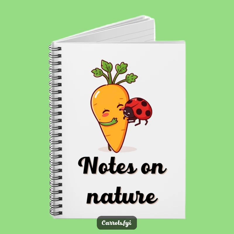 Funny Carrot Nudging Ladybug Notebook: Jot Down Sweet Notes with This Hilarious Journal!