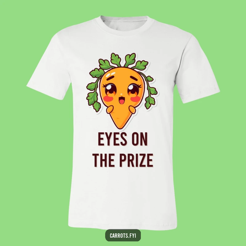Funny Surprised Carrot T-Shirt: Hilarious Wide-Eyed Tee for Shocking Style
