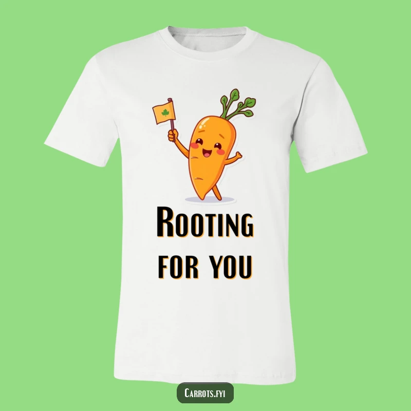 Funny Carrot Flag T-Shirt: Wear Your Enthusiasm Proudly