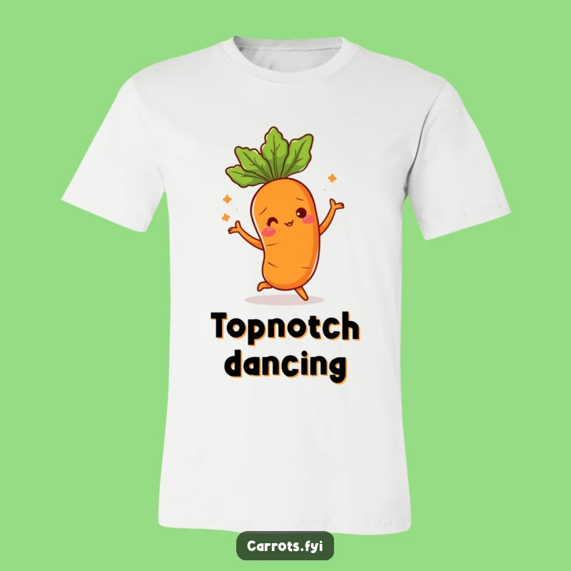 Funny Carrot T-Shirt: Silly Dance Makes a Fun Outfit and Funny Gift