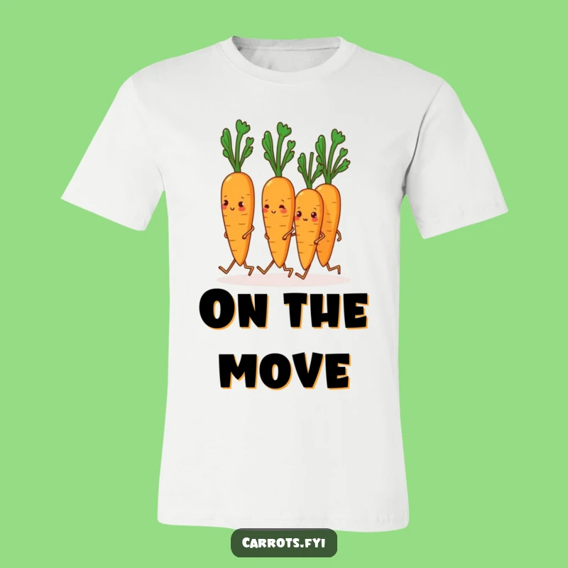 Funny Marching Carrots T-Shirt: Hilarious Veggie Squad Tee for Fun Fans Gift