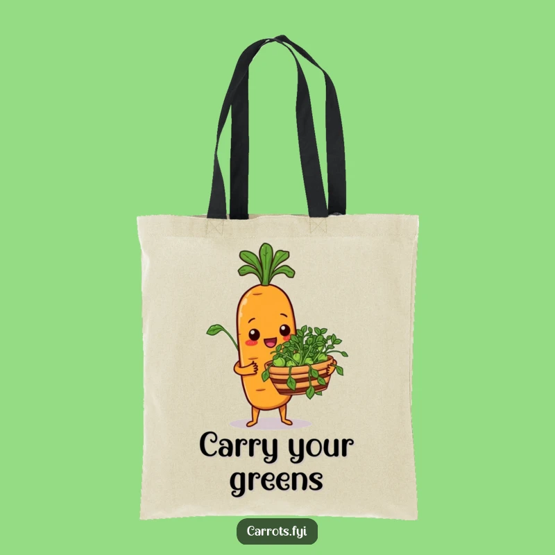 Funny Carrot Tote Bag: Carry Freshness with This Sprout Offer Funny Gift