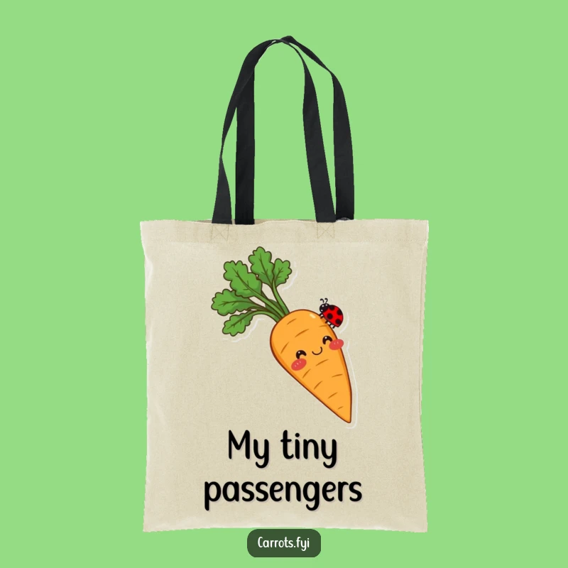 Funny Balancing Carrot Tote Bag: Carry Charm and Gentle Smiles!