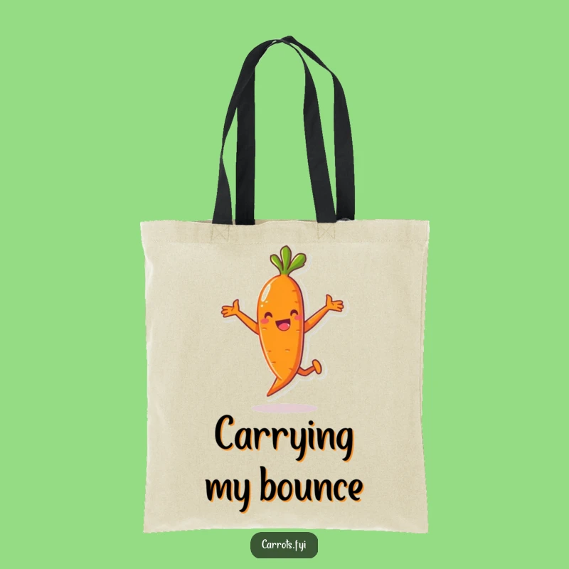 Funny Carrot Carry-All Tote Bag: Hilarious & Practical for Everyday Fun